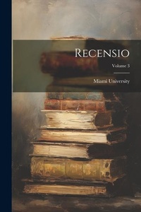 Enlarge image Cover: Recensio; Volume 3 - Legare Street Press