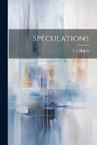 Enlarge image Cover: Speculations - Hassell Street Press