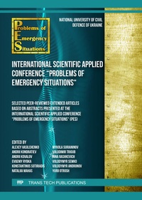 Enlarge image Cover: International Scientific Applied Conference "Problems of Emergency Situations" (PES 2023) - Trans Tech Publications Ltd
