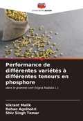 Cover: Performance de differentes varietes a differentes teneurs en phosphore - Editions Notre Savoir