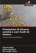 Cover: Prestazioni di diverse varieta a vari livelli di fosforo - Edizioni Sapienza