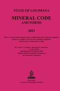 Bild: The Louisiana Mineral Code 2023 - Claitor's Pub Division