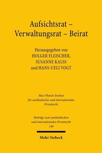 Abbildung von: Aufsichtsrat - Verwaltungsrat - Beirat - Mohr Siebeck