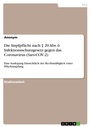 Bild: Die Impfpflicht nach &sect; 20 Abs. 6 Infektionsschutzgesetz gegen das Coronavirus (Sars-COV-2) - GRIN Verlag