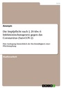 Bild: Die Impfpflicht nach ? 20 Abs. 6 Infektionsschutzgesetz gegen das Coronavirus (Sars-COV-2) - GRIN Verlag
