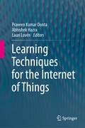 Cover: Learning Techniques for the Internet of Things - Springer
