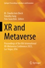 Cover: XR and Metaverse - Springer