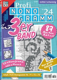 Abbildung von: Profi-Nonogramm 3er-Band Nr. 24 - Keesing Schweiz AG