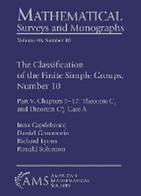 Enlarge image Cover: The Classification of the Finite Simple Groups, Number 10 - American Mathematical Society