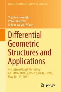 Abbildung von: Differential Geometric Structures and Applications - Springer