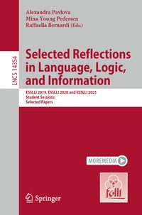 Abbildung von: Selected Reflections in Language, Logic, and Information - Springer