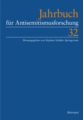 Cover: Jahrbuch f&uuml;r Antisemitismusforschung 32 (2023) - Metropol-Verlag