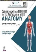 Cover: Competency Based Logbook for 1st Professional MBBS Anatomy - Jaypee Brothers Medical Publishers