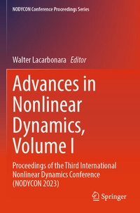 Enlarge image Cover: Advances in Nonlinear Dynamics, Volume I - Springer