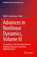 Cover: Advances in Nonlinear Dynamics, Volume III - Springer