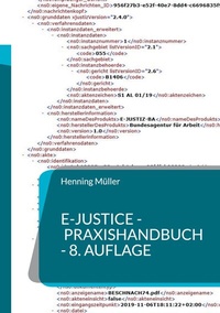 Enlarge image Cover: e-Justice - Praxishandbuch - BoD - Books on Demand