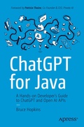 Cover: ChatGPT for Java - APress
