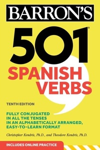 Abbildung von: 501 Spanish Verbs, Tenth Edition - Barrons Educational Services