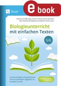 Cover: Biologieunterricht mit einfachen Texten 5-6 - Auer Verlag