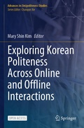 Cover: Exploring Korean Politeness Across Online and Offline Interactions - Springer