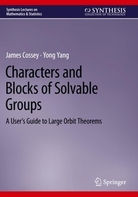 Abbildung von: Characters and Blocks of Solvable Groups - Springer