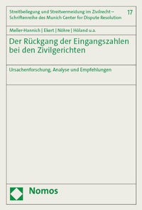 Abbildung von: Der Rückgang der Eingangszahlen bei den Zivilgerichten - Nomos