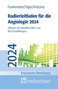 Cover: Kodierleitfaden f&uuml;r die Angiologie 2024 - medhochzwei Verlag