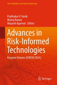 Enlarge image Cover: Advances in Risk-Informed Technologies - Springer