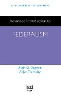 Abbildung von: Advanced Introduction to Federalism - Edward Elgar Publishing