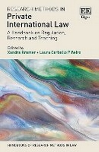 Enlarge image Cover: Research Methods in Private International Law - Edward Elgar Publishing