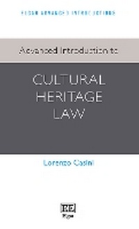 Abbildung von: Advanced Introduction to Cultural Heritage Law - Edward Elgar Publishing