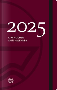 Abbildung von: Kirchlicher Amtskalender 2025 - rot - Evangelische Verlagsanstalt