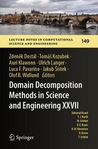 Enlarge image Cover: Domain Decomposition Methods in Science and Engineering XXVII - Springer