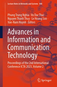 Enlarge image Cover: Advances in Information and Communication Technology - Springer