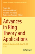 Cover: Advances in Ring Theory and Applications - Springer