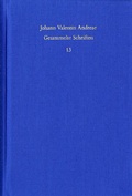 Cover: Johann Valentin Andreae: Gesammelte Schriften / Band 13: Turris Babel sive judiciorum de Fraternitate Rosaceae Crucis chaos (1619). De curiositatis pernicie syntagma (1620) - frommann-holzboog