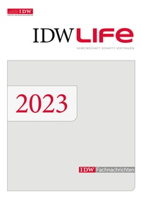Abbildung von: IDWLife, Einbanddecke 2023 - IDW
