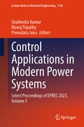 Cover: Control Applications in Modern Power Systems - Springer