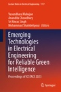 Cover: Emerging Technologies in Electrical Engineering for Reliable Green Intelligence - Springer