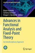 Cover: Advances in Functional Analysis and Fixed-Point Theory - Springer