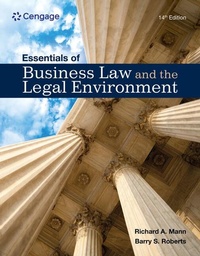 Abbildung von: Essentials of Business Law and the Legal Environment - South-Western College Publishing