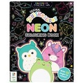 Cover: Kaleidoscope Squishmallows Neon Colouring Book - Hinkler Books