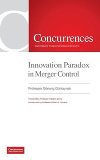 Enlarge image Cover: Innovation Paradox in Merger Control - Institut de droit de la concurrence
