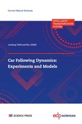 Cover: Car following Dynamics: Experiments and Models - EDP sciences