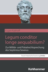 Abbildung von: Legum conditor longe aequabilium? - Kohlhammer