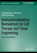 Cover: Immunomodulatory Biomaterials for Cell Therapy and Tissue Engineering - Springer