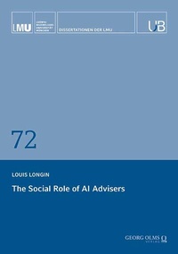 Abbildung von: The Social Role of AI Advisers - Georg Olms Verlag