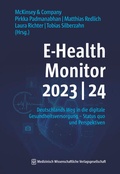 Cover: E-Health Monitor 2023/24 - MWV Medizinisch Wissenschaftliche Verlagsgesellschaft