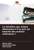Cover: Le benefice par action determine-t-il le prix du marche des actions ordinaires ? - Editions Notre Savoir