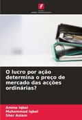 Cover: O lucro por acao determina o preco de mercado das accoes ordinarias? - Edicoes Nosso Conhecimento